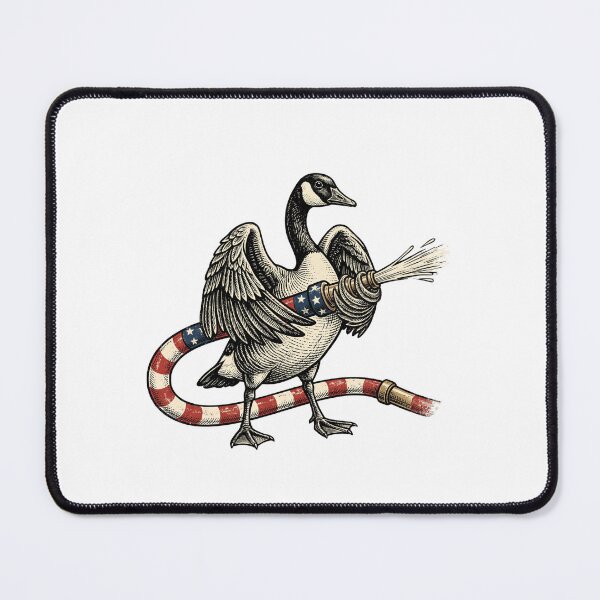Item preview, Patriotic Firefighter Goose designed and sold by Roy & Tiffany.