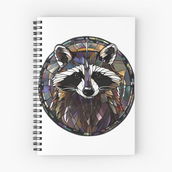 Item preview, Stained Glass Window Jimothy Raccoon Colorful Meme designed and sold by Gurjeetpixelart.