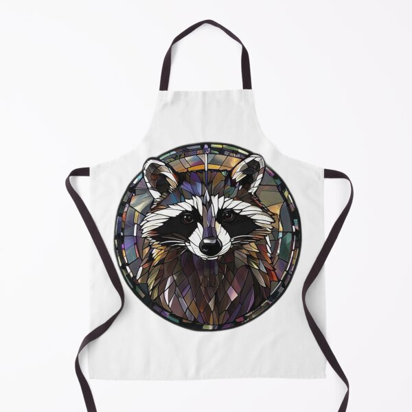 Item preview, Stained Glass Window Jimothy Raccoon Colorful Meme designed and sold by Gurjeetpixelart.