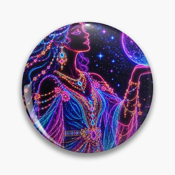 Item preview, Neon Moon Goddess  designed and sold by Scrapcrafty’s Digital Art Studio.