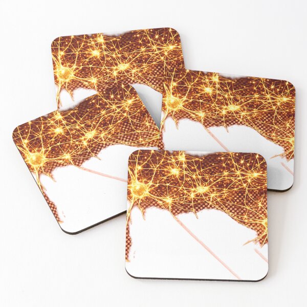 Item preview, Glowing Neural Network | Abstract AI Connection Pattern designed and sold by JMDG Studio.