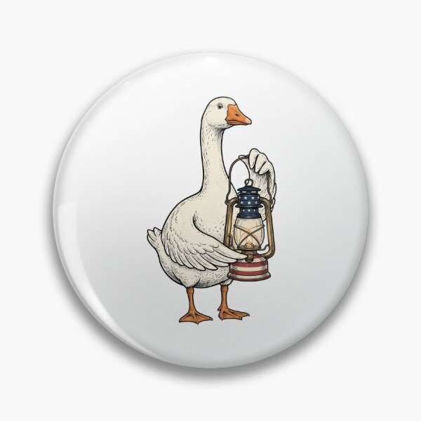 Item preview, Camping Lantern Goose designed and sold by Tiffany Roy.