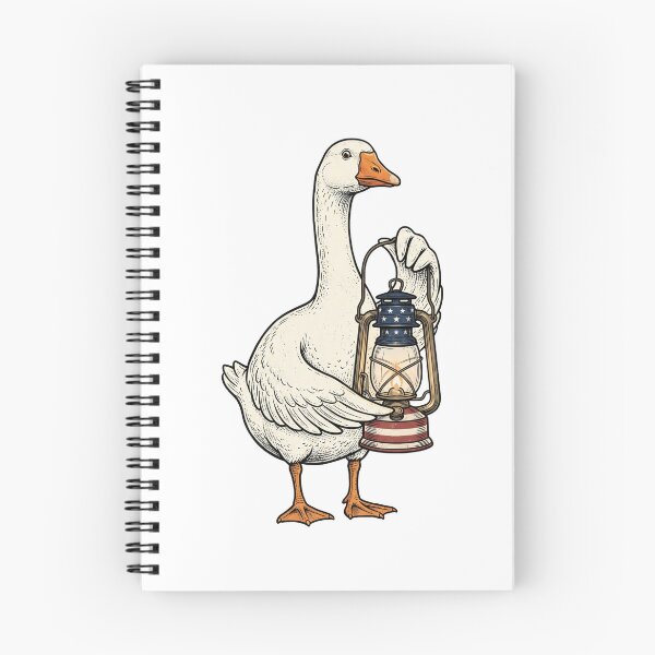 Item preview, Camping Lantern Goose designed and sold by Tiffany Roy.