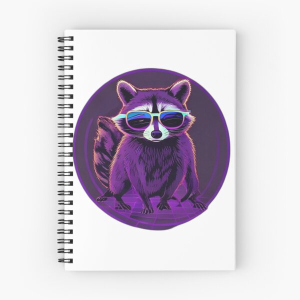 Item preview, 80s Outrun Shutter Shades Jimothy Raccoon Meme designed and sold by Gurjeetpixelart.