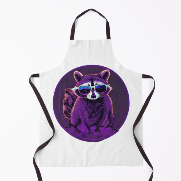 Item preview, 80s Outrun Shutter Shades Jimothy Raccoon Meme designed and sold by Gurjeetpixelart.
