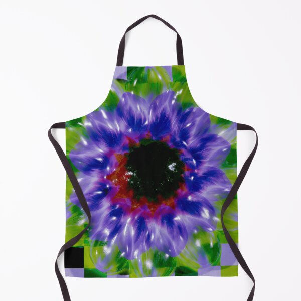 Item preview, Glossy Purple Flower Checkerboard designed and sold by bubblegoth.