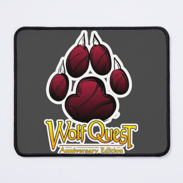 Item preview, Wolfquest Paw Print: Red designed and sold by TheNightKeepersTale.