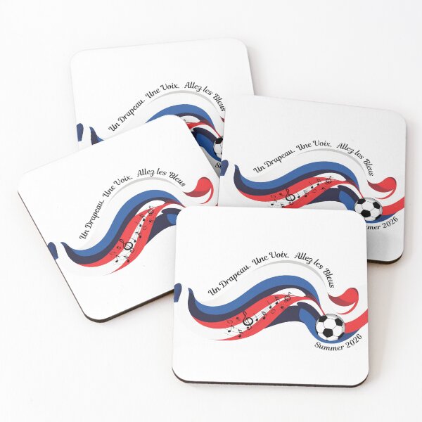 Item preview, France "Tricolore in Motion" – Flowing Ribbon Fan Culture Tee | World Cup 2026 Design designed and sold by SIGNAL & BLOOM.