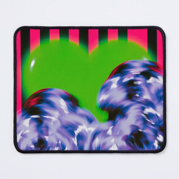Item preview, Neon Purple Blooms Against Stripes designed and sold by bubblegoth.