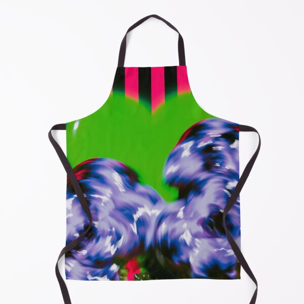 Item preview, Neon Purple Blooms Against Stripes designed and sold by bubblegoth.