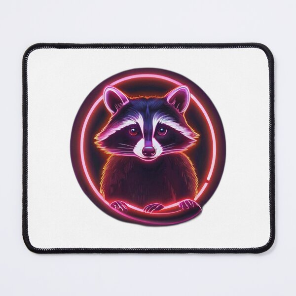 Item preview, Glowing Neon Sign Jimothy Raccoon Bar Meme designed and sold by Gurjeetpixelart.