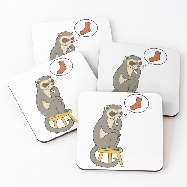 Item preview, Ferret Philosopher Animal-pun Humor designed and sold by MOSIDRIP™.