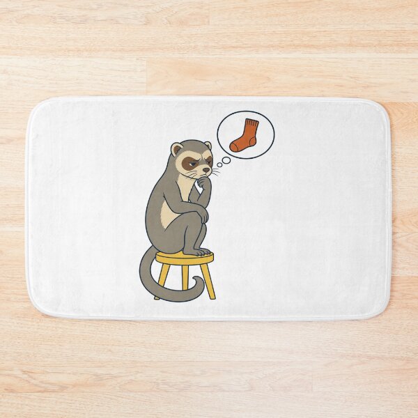 Item preview, Ferret Philosopher Animal-pun Humor designed and sold by MOSIDRIP™.