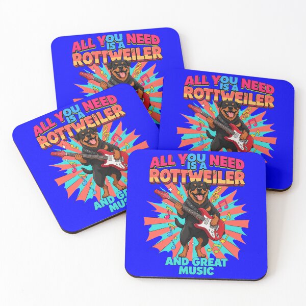 Item preview, Rottweiler Pet Owner Art Design All You Need Is A Rottweiler And Great Music designed and sold by fantasticdesign.