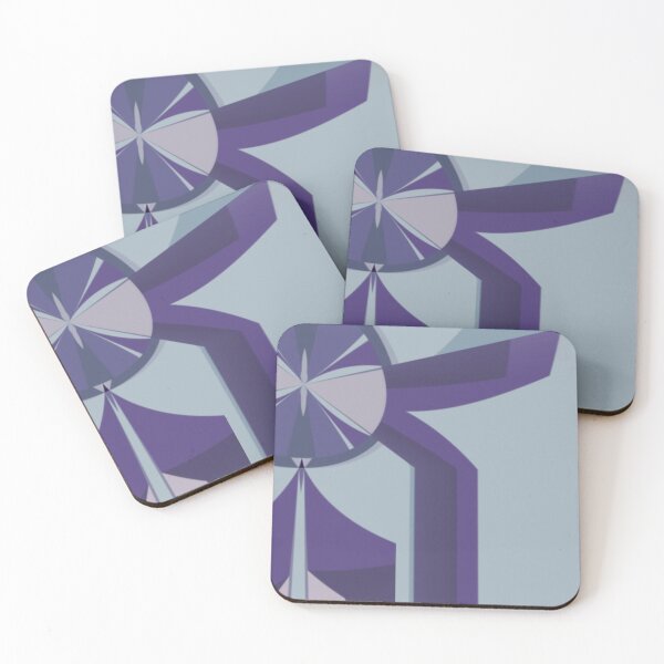 Item preview, Time Out Modern Abstract Grey Purple Feature Art  designed and sold by Jenny Meehan Art Prints and Patterns  .