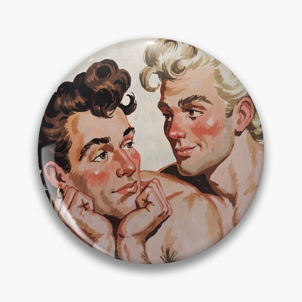 Item preview, Sunlit Lovers – Retro Queer Romance & Vintage Gay Art designed and sold by gayishdesign.