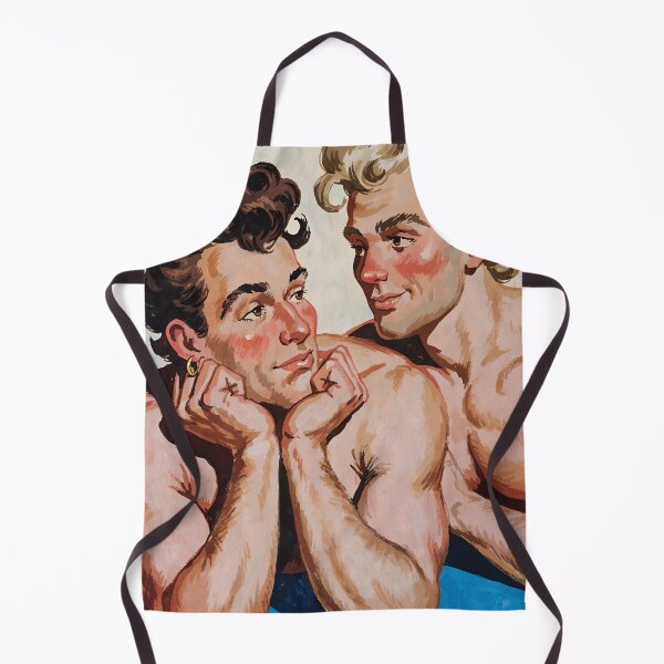 Item preview, Sunlit Lovers – Retro Queer Romance & Vintage Gay Art designed and sold by gayishdesign.