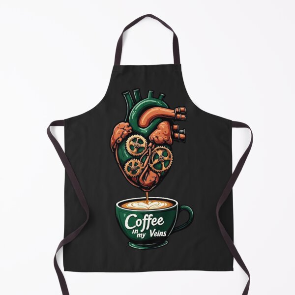 Item preview, Coffee in my Veins – Emerald Mechanical Heart Espresso Machine designed and sold by Shift-Bloom.