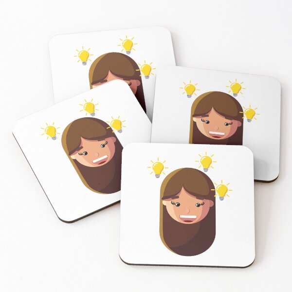 Item preview, Idea Generator | Funny Creative Girl Sticker designed and sold by Creatory.studio.