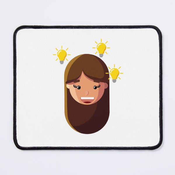 Item preview, Idea Generator | Funny Creative Girl Sticker designed and sold by Creatory.studio.