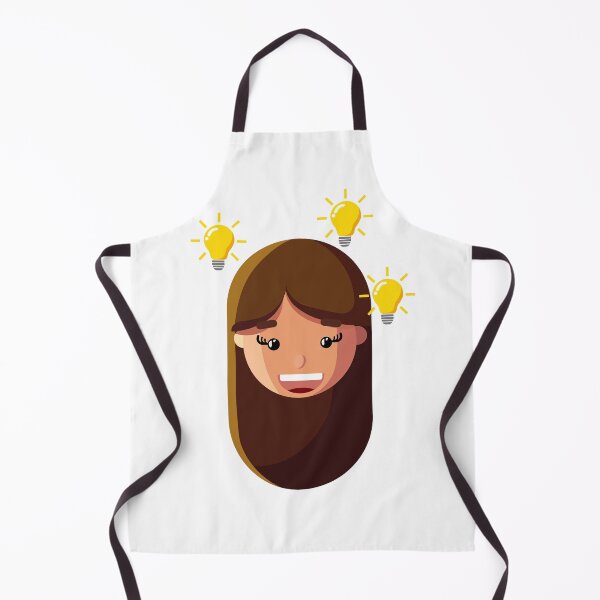 Item preview, Idea Generator | Funny Creative Girl Sticker designed and sold by Creatory.studio.
