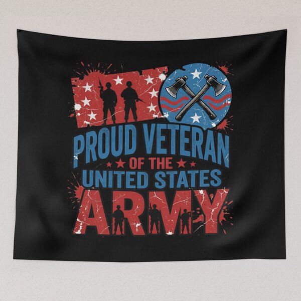 Item preview, Proud Veteran of the United States Army designed and sold by TshirtsOnline-.