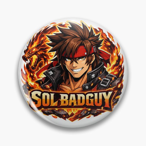 Item preview, Sol Badguy – Guilty Gear designed and sold by PixelArtPeel.