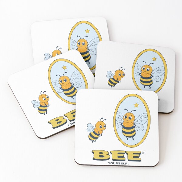 Item preview, Bee Yourself — Bee in a Mirror Animal-pun Humor designed and sold by MOSIDRIP™.