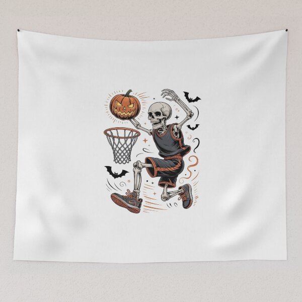 Item preview, Skeleton Basketball Dunk designed and sold by jkrphoto.
