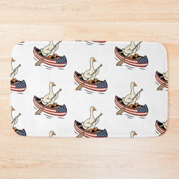 Item preview, Patriotic Canoe Goose designed and sold by Tiffany Roy.