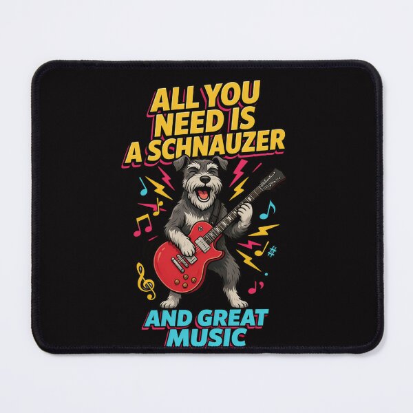 Item preview, Dog Pet Owner Art Design All You Need Is A Schnauzer And Great Music designed and sold by fantasticdesign.