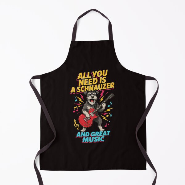 Item preview, Dog Pet Owner Art Design All You Need Is A Schnauzer And Great Music designed and sold by fantasticdesign.