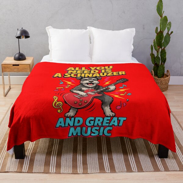 Item preview, Dog Pet Owner Art Design All You Need Is A Schnauzer And Great Music designed and sold by fantasticdesign.
