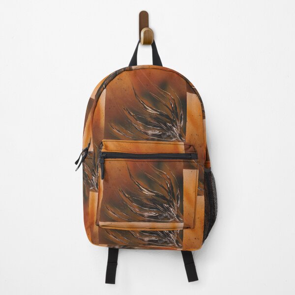 Item preview, Abstract Fire Embers Burnt Orange and Black Spray Paint Art designed and sold by Urbandale Artist.