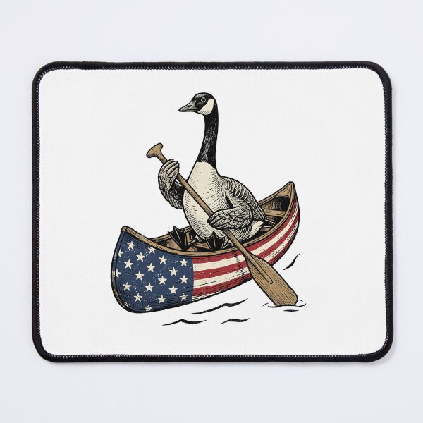 Item preview, Patriotic Canoe Canada Goose designed and sold by Roy & Tiffany.