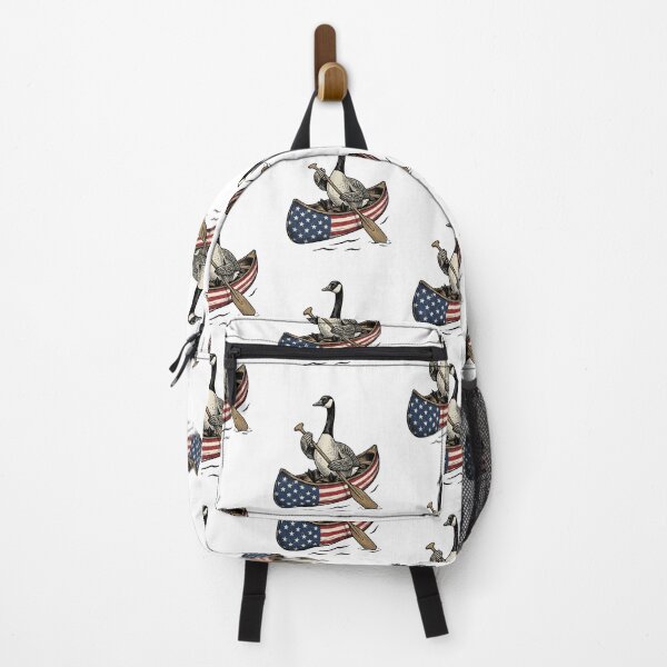 Item preview, Patriotic Canoe Canada Goose designed and sold by Roy & Tiffany.