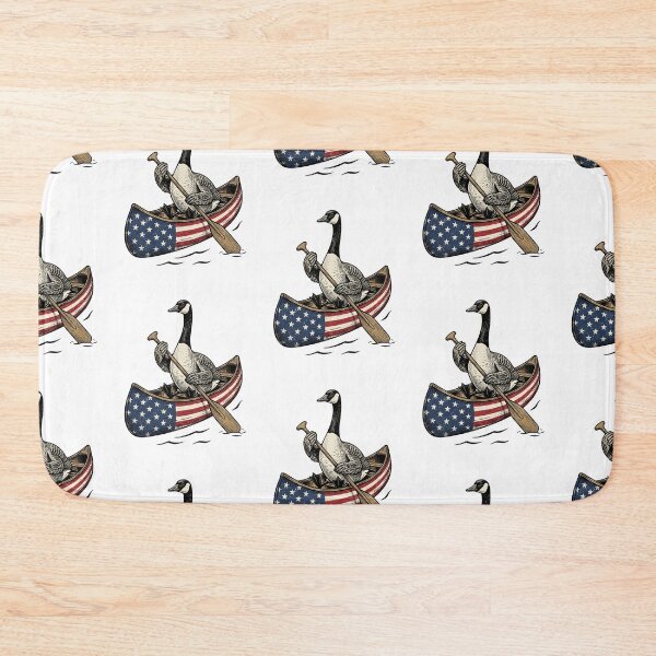 Item preview, Patriotic Canoe Canada Goose designed and sold by Tiffany Roy.