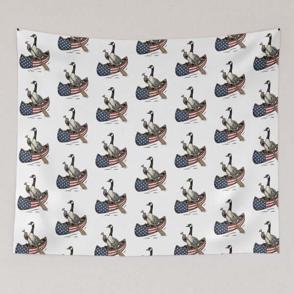 Item preview, Patriotic Canoe Canada Goose designed and sold by Roy & Tiffany.