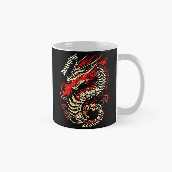 Item preview, Dragonfire Shirt – Infernal Skeleton Dragon designed and sold by VikArtStudio.