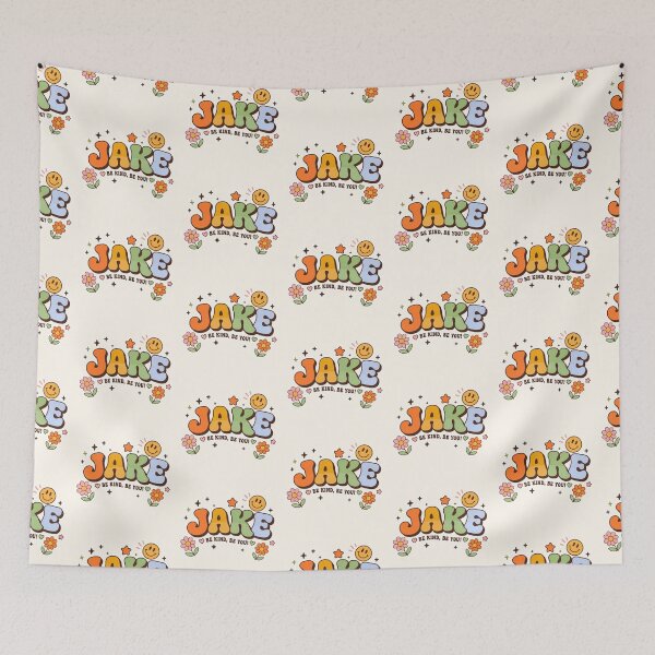 Item preview, Jake Retro Groovy Name | Be Kind Be You Cute Smile Design designed and sold by looplandger.