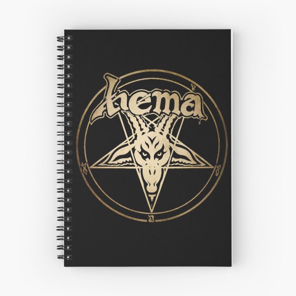 Item preview, HEMA Black Metal Pentagram Goat, Historical European Martial Arts designed and sold by blackdoggdesign.