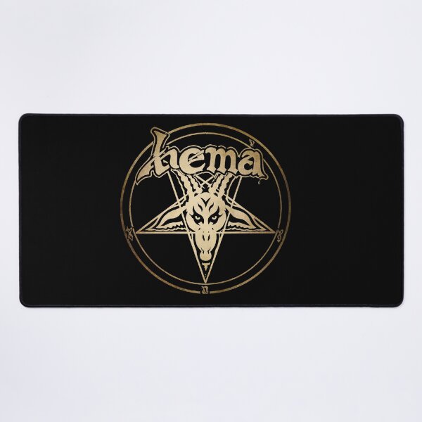 Item preview, HEMA Black Metal Pentagram Goat, Historical European Martial Arts designed and sold by blackdoggdesign.