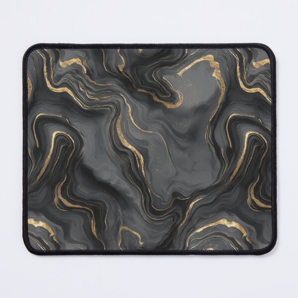 Item preview, Black & Gold Liquid Marble Abstract Pattern and Luxury Modern Agate Design designed and sold by Pickachoo.