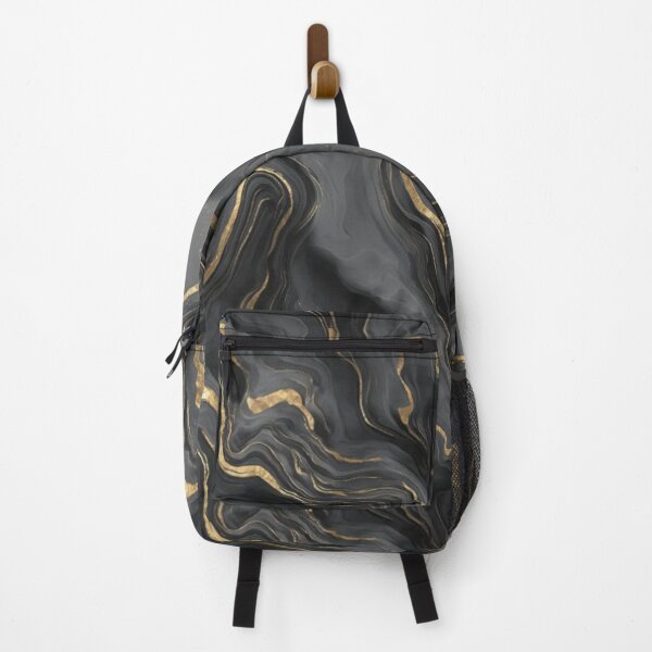 Item preview, Black & Gold Liquid Marble Abstract Pattern and Luxury Modern Agate Design designed and sold by Pickachoo.