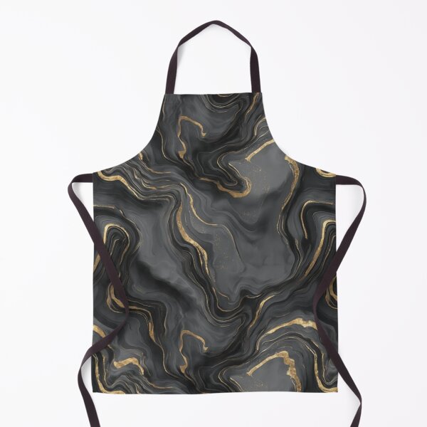 Item preview, Black & Gold Liquid Marble Abstract Pattern and Luxury Modern Agate Design designed and sold by Pickachoo.