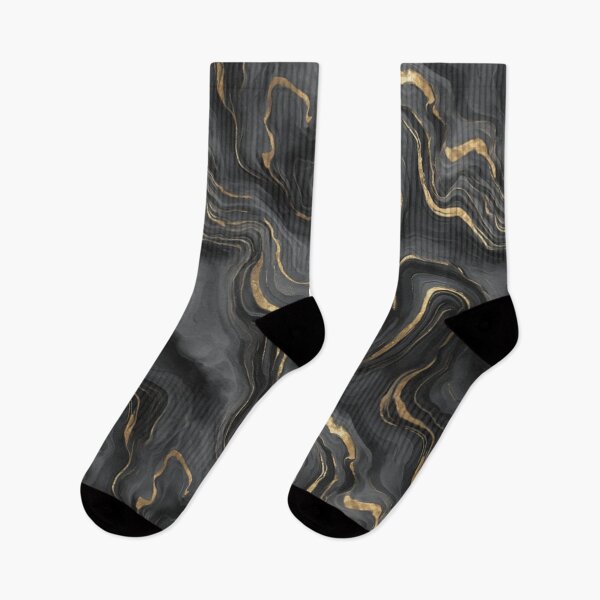 Item preview, Black & Gold Liquid Marble Abstract Pattern and Luxury Modern Agate Design designed and sold by Pickachoo.
