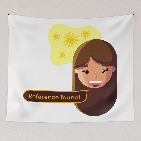Item preview, Reference Found! | Funny Designer Sticker designed and sold by Creatory.studio.