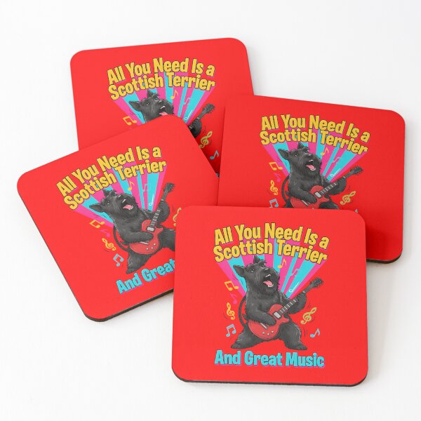 Item preview, Pet Owner All You Need Is A Scottish Terrier And Great Music Art Design designed and sold by fantasticdesign.