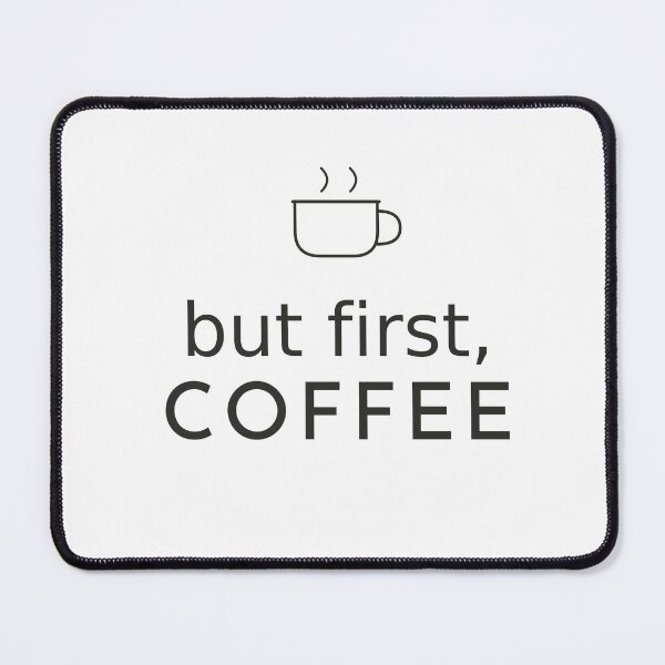 Item preview, But First Coffee - Minimalist Coffee Lover Tee designed and sold by RankShift.