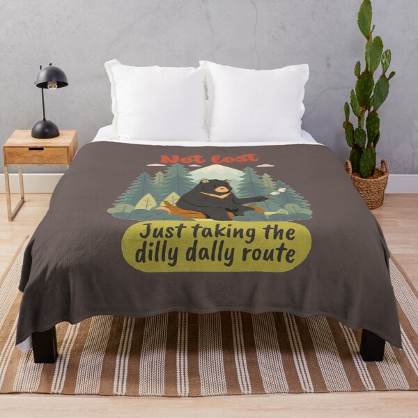 Item preview, Not Lost Just Taking the Dilly Dally Route Funny Outdoors designed and sold by glowvim.
